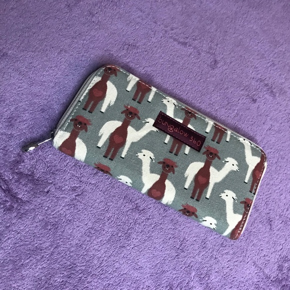 bungalow 360 Handbags - Bungalow 360 Llama Zip Around Wallet